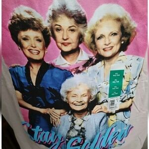 The Golden Girls Mens "Stay Golden" Pink Tee NWT (1 XL & 1 3XL now available)!